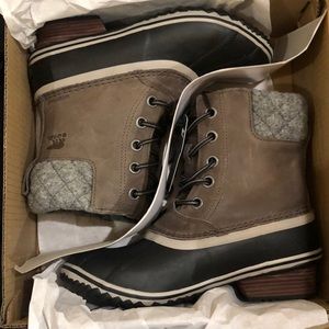 Sorel Women’s Slimpack Lace II - Quarry, Black